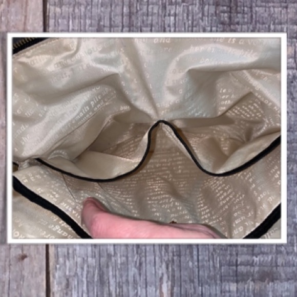 kate spade Daveney Laptop Bag Black & Cream Stripe - Picture 8 of 8